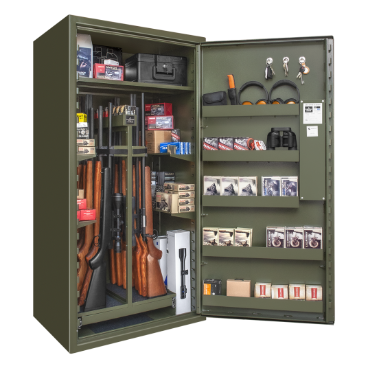 Scandinavian Safe SP99XXLE/1600 Pistolsafe med kodelås og pistolvogn Grønn Scandinavian Safe SP99XXLE/1600 Pistolsafe med kodelås og pistolvogn Grønn