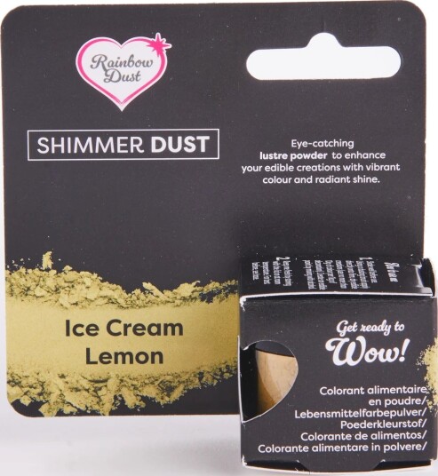 Shimmer Dust Gult Lustrepulver