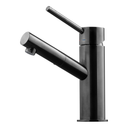 Tapwell BI071 Servantbatteri Brushed Black Chrome