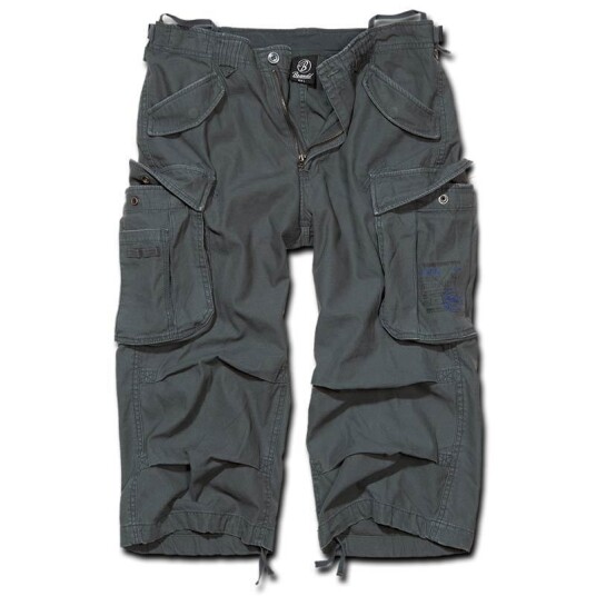 Brandit Industry 3/4 Shorts XXL Svart Grå