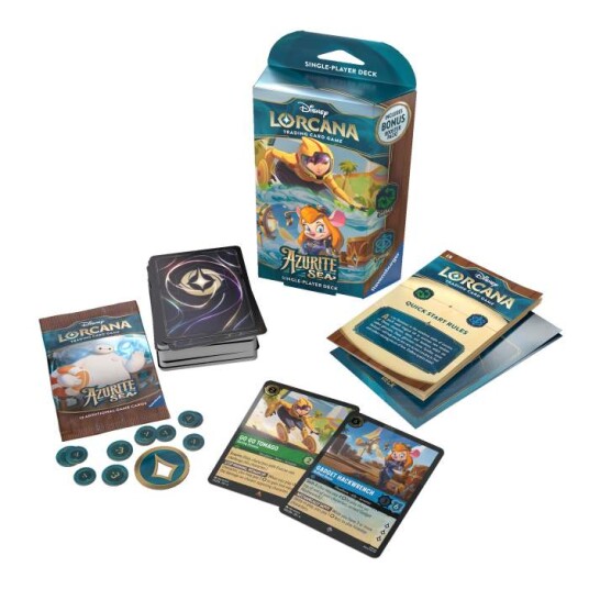 Disney Lorcana Azurite Sea Emerald & Sapphire Gadget & Gogo Starter Deck Disney Lorcana Azurite Sea Emerald & Sapphire Gadget & Gogo Starter Deck