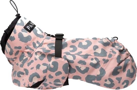 PAIKKA Visibility Regnjakke til Hund Rosa Leopard 218515