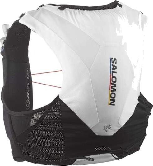 Salomon ADV Skin 5 Race Flag Set Black/White M
