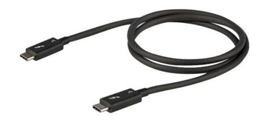 StarTech Thunderbolt 3 USB-C Kabel 80 cm 40 Gbps Svart