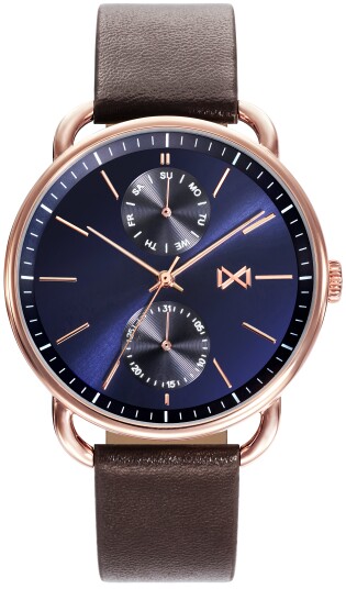 Mark Maddox Herreklokke HC7119 37 Classic Lær Ø40 mm