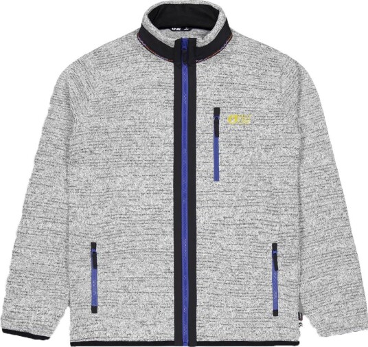 Picture Organic Clothing Men's Dauwy Fz Fleece Grey Melange, L