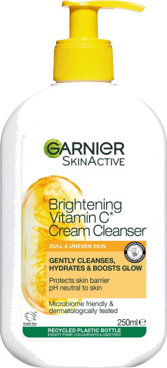 Garnier SkinActive Vitamin C Cream Cleanser 250ml
