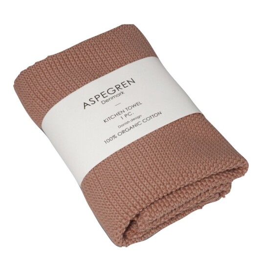 Aspegren Solid kjøkkenhåndkle 40x50 cm pale blush Aspegren Solid kjøkkenhåndkle 40x50 cm pale blush