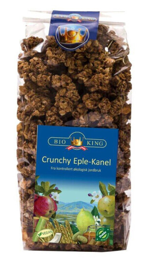 BIO KING Bio-king Crunchy Eple-Kanel Organisk BIO KING Bio-king Crunchy Eple-Kanel Organisk