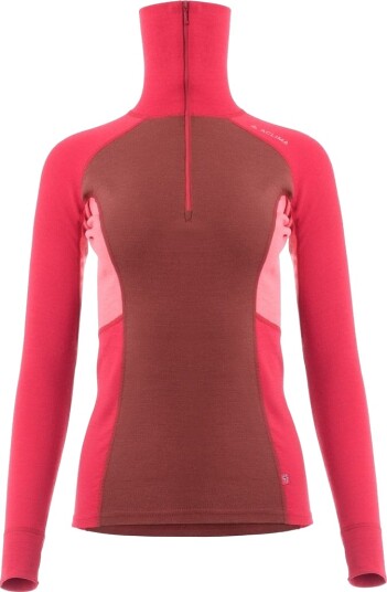 Aclima Warmwool Polo W's Jester Red/spiced Apple/spiced Coral M Aclima Warmwool Polo W's Jester Red/spiced Apple/spiced Coral M