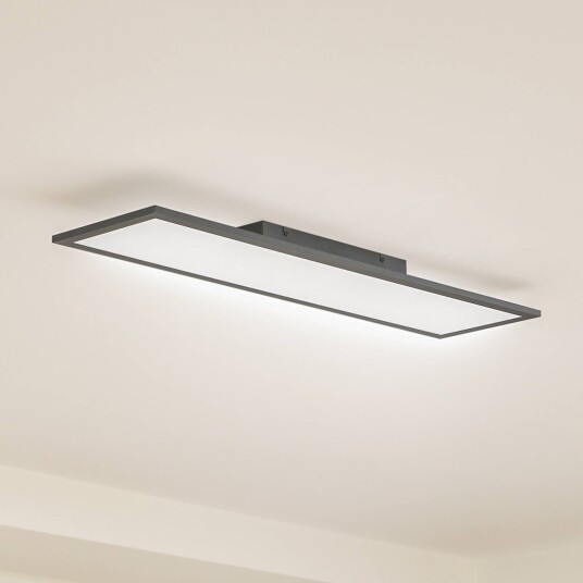 Lindby LED-panel Enhife svart 80x20 cm Lindby LED-panel Enhife svart 80x20 cm