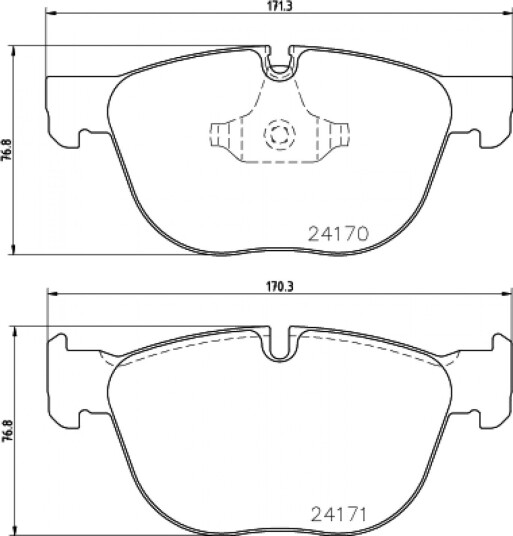 Bremseklosser HELLA 8DB 355 012-541