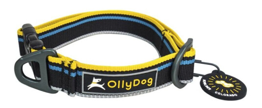 Ollydog Urban Trail Reflective Collar L Anthracite Ollydog Urban Trail Reflective Collar L Anthracite