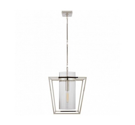 Presidio Small Lantern Polished Nickel