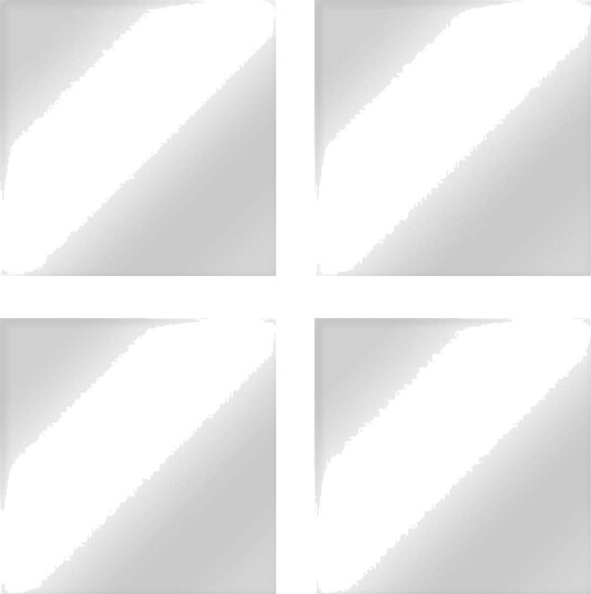 4x selvklebende speil