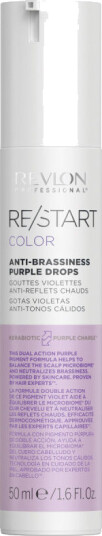 Revlon Professional Restart Color Anti-Brassiness PURple Drops 50ml Revlon Professional Restart Color Anti-Brassiness PURple Drops 50ml