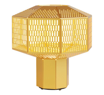 Parachilna Ma-Rock M Bordlampe Gull