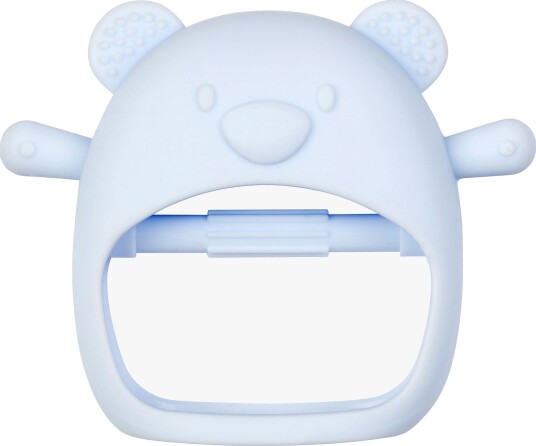 Nattou Soft Silicone Bitehanske Blå