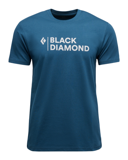 Mini Stacked Ss Tee M Indigo (S)