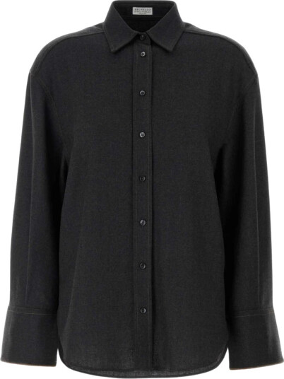 Brunello Cucinelli Dame Bluser & Skjorter Grå M,