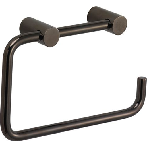 Pressalit toilet paper holder black chrome