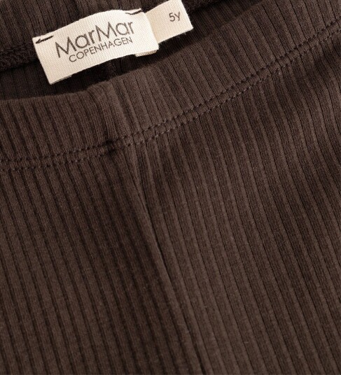 MarMar Leggings Bomull/Modal Rib Dark Steking MarMar 6 år (116) Leggings Brun