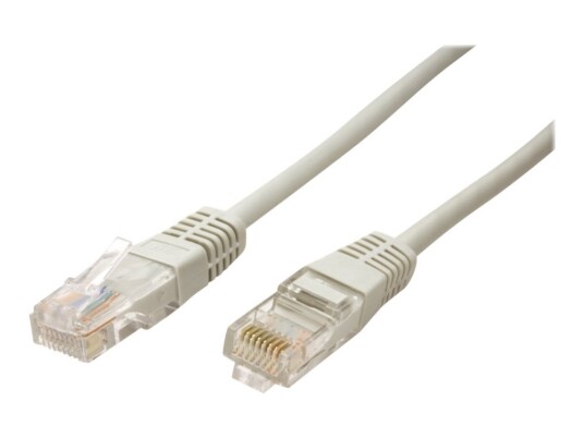Roline Koblingskabel Rj-45 Hann Til Rj-45 Hann 1 M Utp Cat 5E Formstøpt Grå