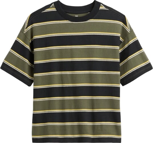GAP Kids Heavyweight Oversized T Shirt From The Gap Collection   Khaki green   152/158