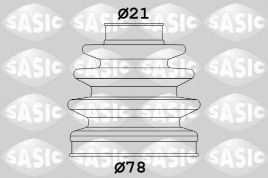 Sasic Mansjett drivaksel SASIC 1906013