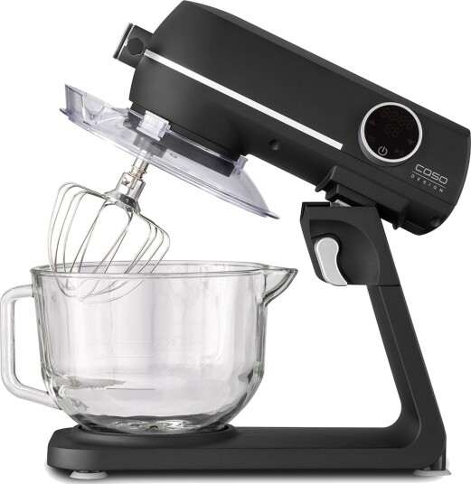 Caso KM1800 Kjøkkenmaskin med 4,5L Glassbolle og 1800W Effekt - Matt Sort Caso KM1800 Kjøkkenmaskin med 4,5L Glassbolle og 1800W Effekt - Matt Sort