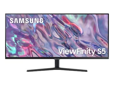 Samsung ViewFinity S5 34" Ultrawide Skjerm 3440x1440 VA med HDR10 og 100Hz Samsung ViewFinity S5 34" Ultrawide Skjerm 3440x1440 VA med HDR10 og 100Hz