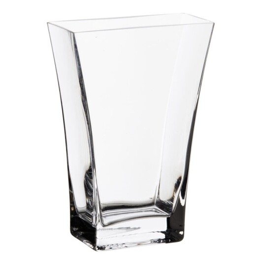 Bigbuy Home Vase 14 X 6 X 20 Cm Krystall Gjennomsiktig