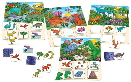 Orchard Toys Dinosaur Lotto - Barnespill med Dinosaur-tema for Barn 3+