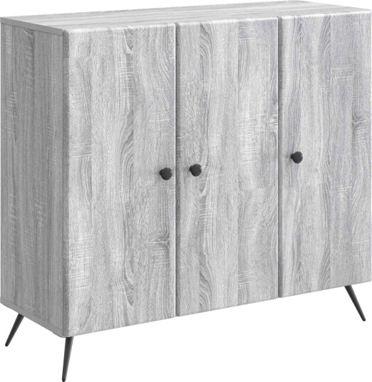  Serviesskap Grå sonoma 89 x 34,5 x 80 cm Konstruert tre