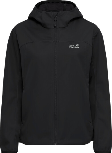 Jack Wolfskin Women"s Windhain 2 Hoody Black, M