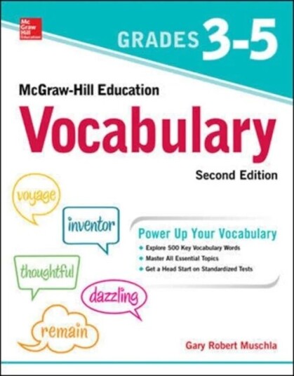 Mcgraw-Hill Education Vocabulary Grades 3-5, Second Edition Av Gary Robert Muschla