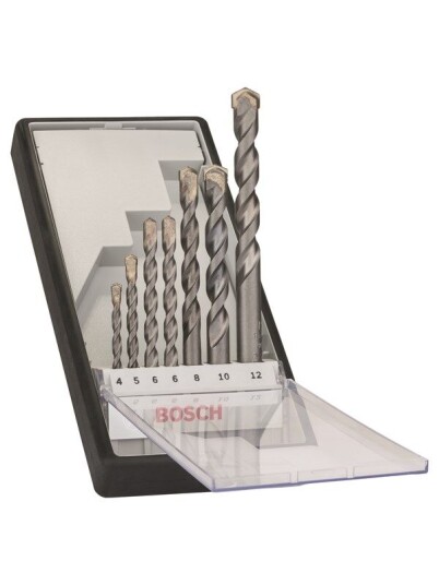 Bosch CYL-3 Betongbor-sett 7 deler med diametre 4-12 mm