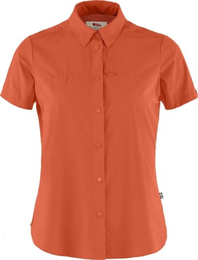 Fjellreven Women's High Coast Lite Shirt SS XS , Rowan Red Fjellreven Women's High Coast Lite Shirt SS XS , Rowan Red