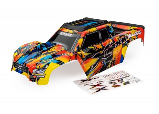 Traxxas 7811X Body X Maxx Solar Flare