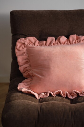 Jotex Putetrekk 50x50 Cm rosa FRILLE 21676460431 Jotex Putetrekk 50x50 Cm rosa FRILLE 21676460431