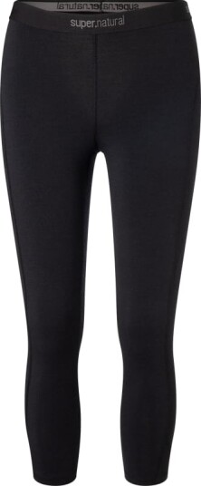 super.natural Women's Arctic230 Tight 3/4 S, Jet Black