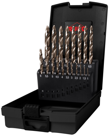 Ruko Hss-Co Ultimatecut Flowstep Bor-Skruebitssett 19 Deler