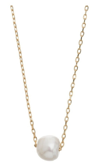 Timi Of Sweden Delicate Pearl Necklace Gold