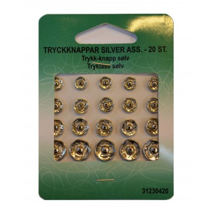 Vj Green Skyvelåser Silver Ass 20 stk