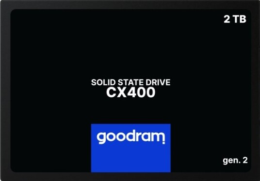 Goodram CX400 2TB 2.5" SATA III SSD med 550 MB/s Hastighet