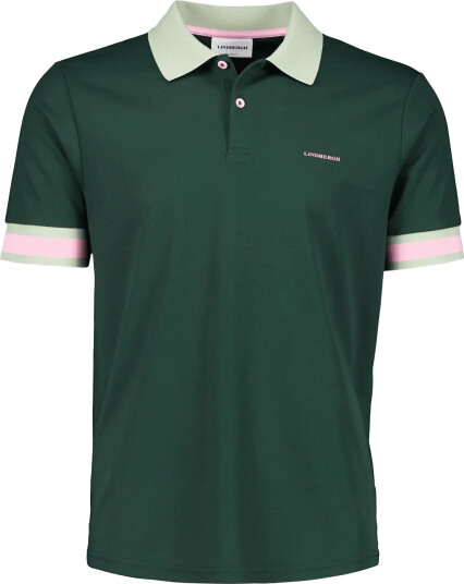 Lindbergh Functional Polo Pique S/S Green S