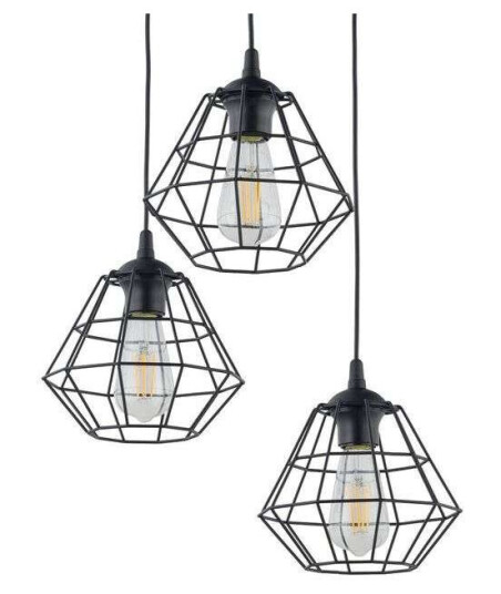 Envostar - Saphir Cluster Pendel Black