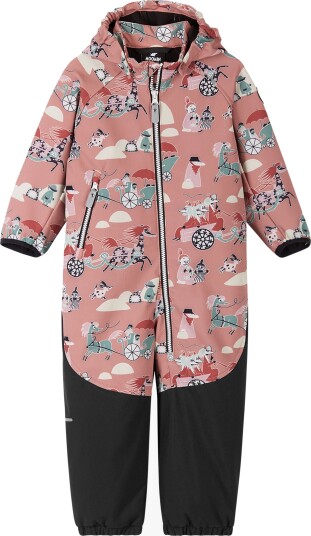 Reima Moomin Mjosa Softshelldress til barn   rose blush (80)   80