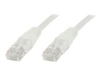 MicroConnect - Nettverkskabel - RJ-45 (hann) til RJ-45 (hann) - 30 cm - UTP - CAT 5e - hvit