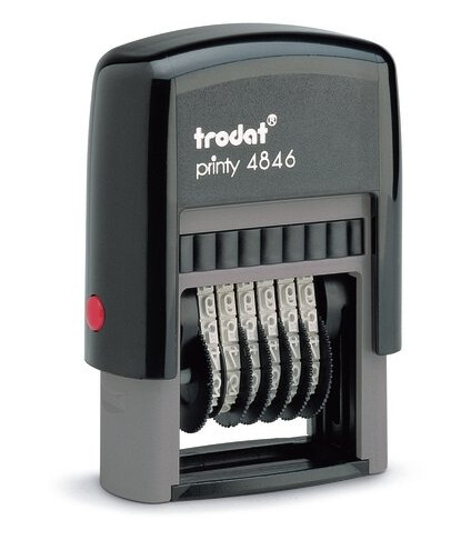 Talstempel Trodat Printy 4846 Med 6 Bånd